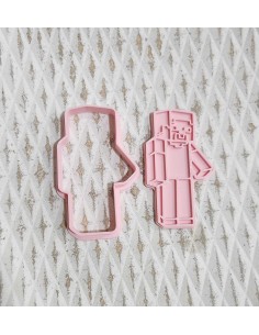 Cortador Steve Minecraft con Marcador 2