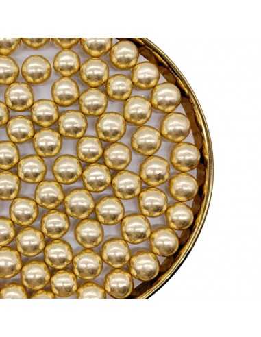 Perlas Comestibles Oro Metalizado 14mm Pastry Colours