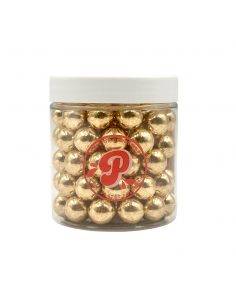 Perlas Comestibles Oro Metalizado 14mm Pastry Colours