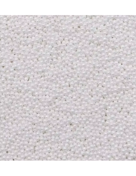 Perlas Comestibles Blancas Nacaradas 2mm Pastry Colours