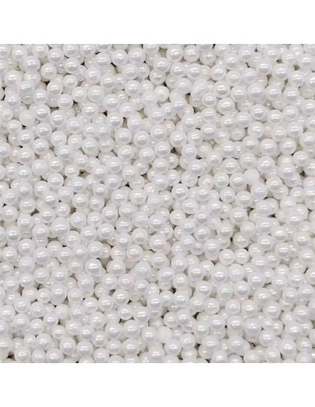 Perlas Comestibles Blancas Nacaradas 4mm Pastry Colours