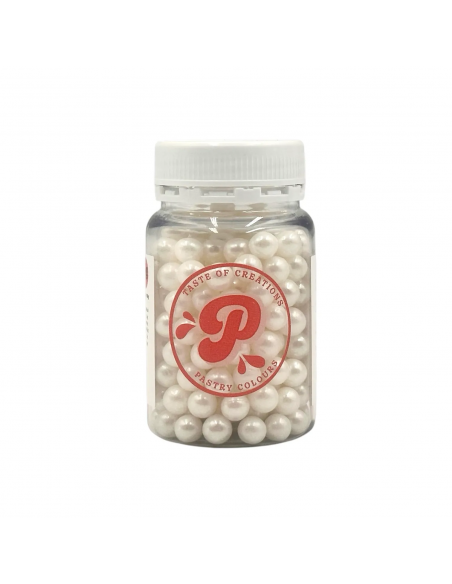 Perlas Comestibles Blancas Nacaradas 7mm Pastry Colours