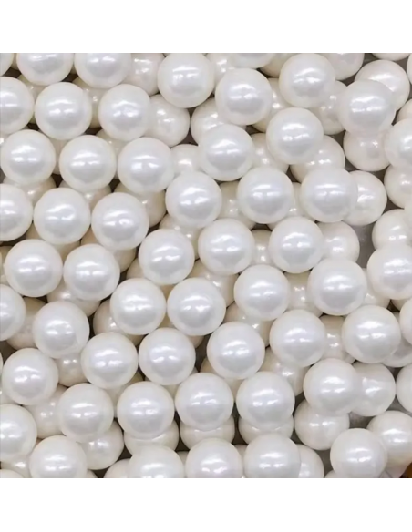 Perlas Comestibles Blancas Nacaradas 10mm Pastry Colours