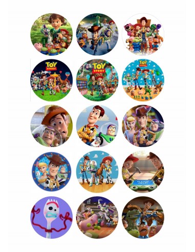 Papel Comestible Toy Story para Galletas