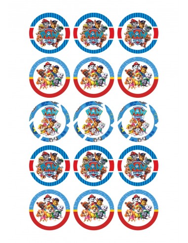 Papel Comestible Patrulla Canina para Galletas