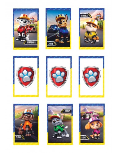 Papel Comestible Patrulla Canina para Galletas 7,5 x 5