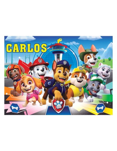 Papel Comestible Patrulla Canina con Everest y Tracker