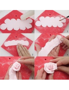 Cortador rosa fácil 2