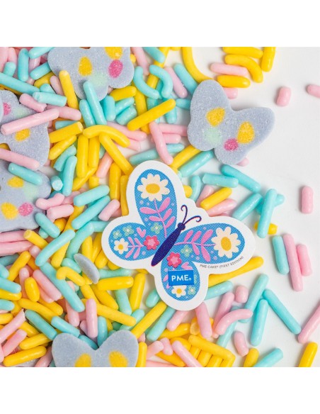 Sprinkles Mariposas Pastel PME