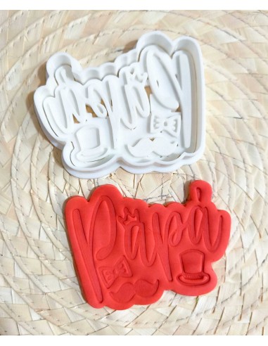 Cortador + Marcador Papá para Galletas