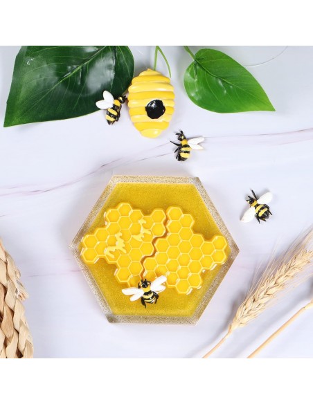 Molde Silicona Motivos Abejas
