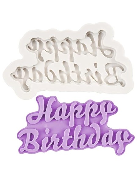 Molde Silicona Happy Birthday