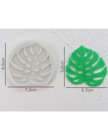Molde de Silicona Hoja Tropical