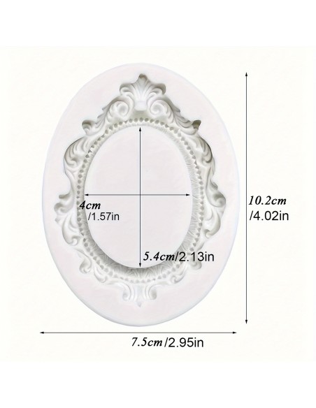 Molde de Silicona Marco 8cm