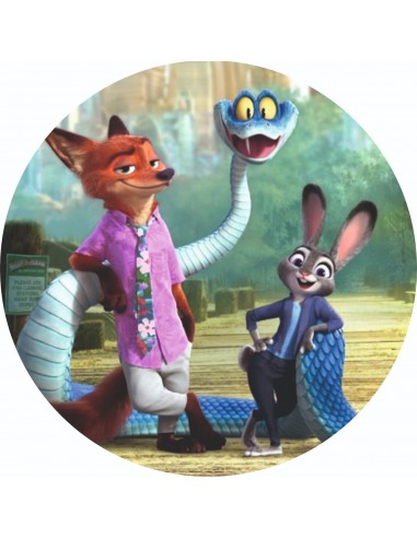 Papel Comestible Zootropolis 2 para Tarta