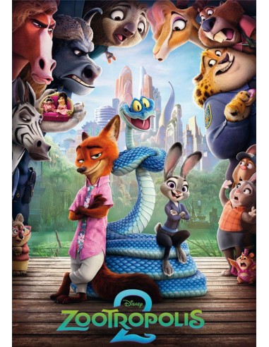 Papel Comestible Zootropolis 2 para Tarta Rectangular