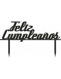 Topper feliz cumpleaños 2