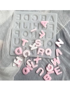 Molde Silicona Letras Mayúsculas 2