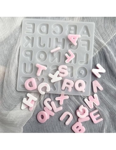 Molde Silicona Letras Mayúsculas