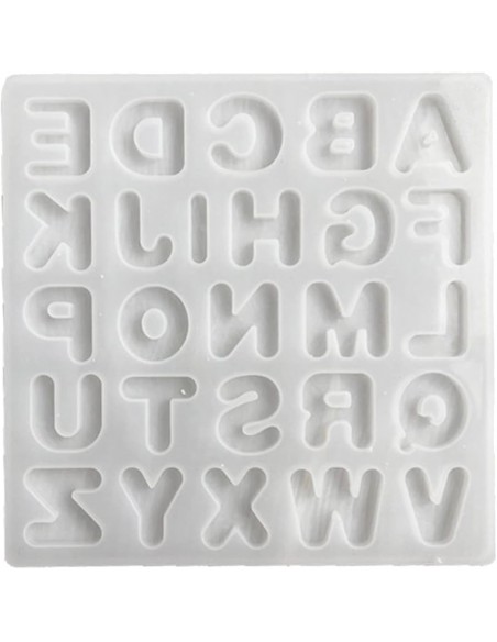 Molde Silicona Letras Mayúsculas