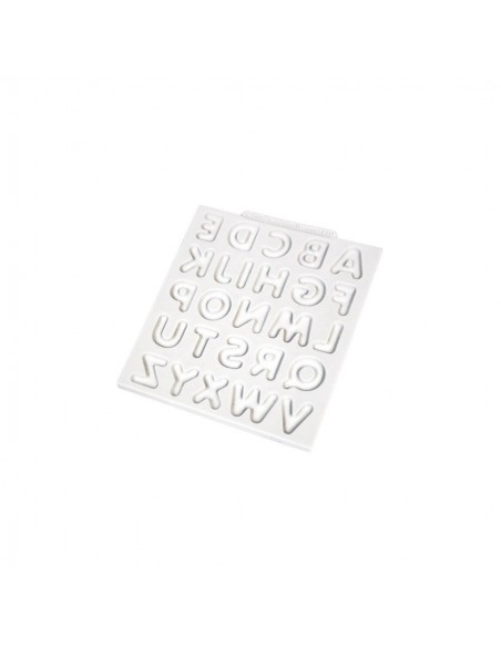 Molde Silicona Letras Mayúsculas