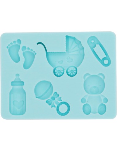 Molde de Silicona Baby Shower