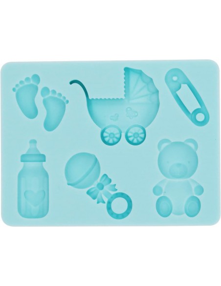 Molde de Silicona Baby Shower