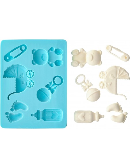 Molde de Silicona Baby Shower