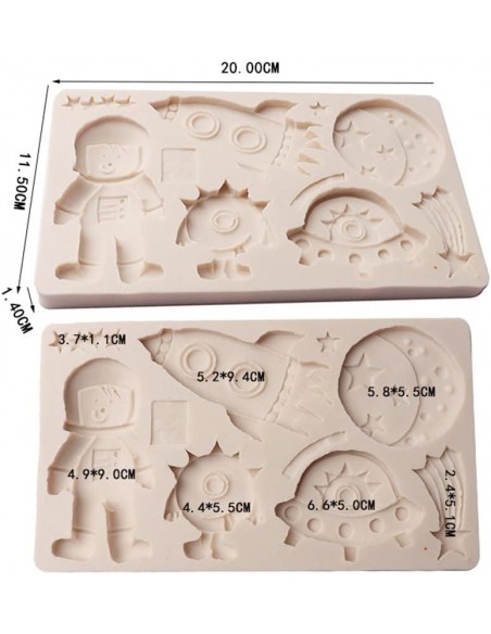 Molde de Silicona Espacio