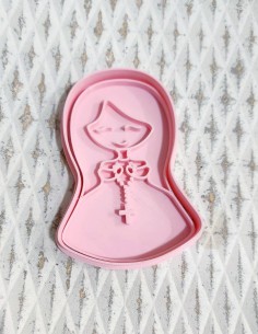 Cortador + marcador Niña Comunión