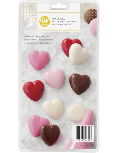 Molde chocolatinas corazón