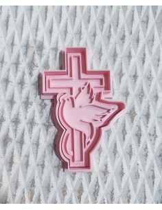 Cortador + marcador Cruz con Paloma