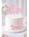 Topper para tarta Mi Bautizo personalizado