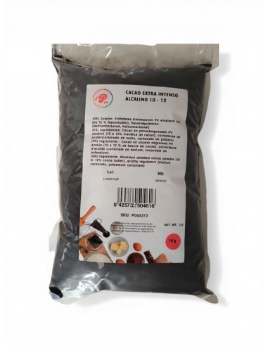 Cacao extra negro intenso (10/12%) 1kg