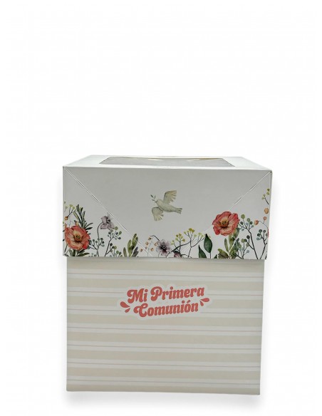 Caja de Comunión Alta para Tarta de 20 cm