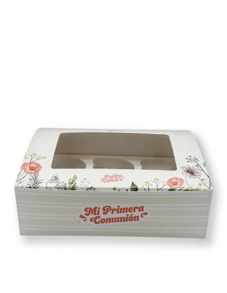 Caja 6 Cupcakes Comunión