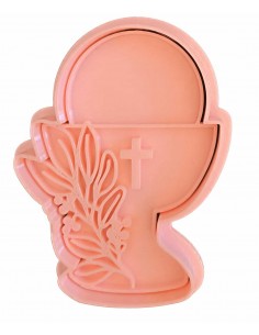 Cortador + marcador Cáliz con Rama de Olivo