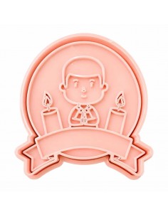 Cortador + Marcador Niño Comunión con Cartel