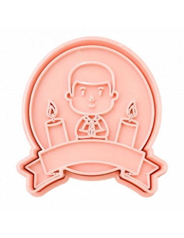 Cortador + Marcador Niño Comunión con Cartel