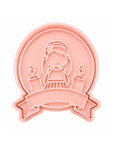 Cortador + Marcador Niña Comunión con Cartel