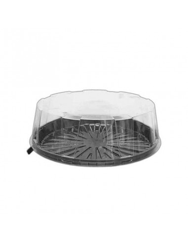 Caja de Plástico Transparente para Tarta 20 cm