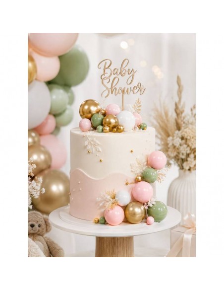 Set 32 Bolas Decorativas Mix Verde y Rosa Azucren