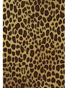Papel de azúcar leopardo