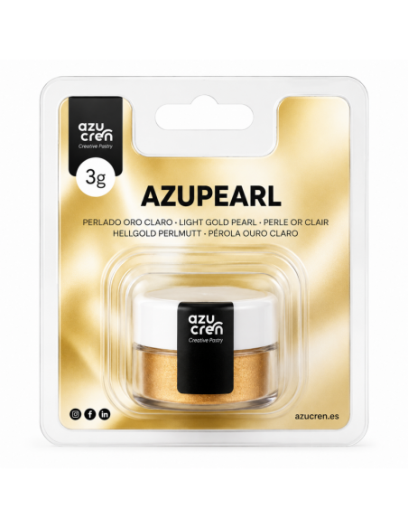 Colorante en Polvo Oro Claro Perlado Azupearl