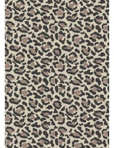 Papel de azúcar leopardo