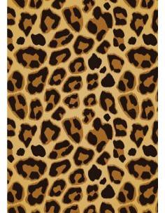 Papel de azúcar leopardo