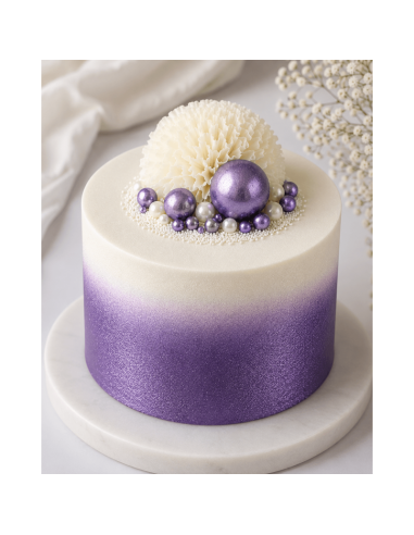 Colorante en Polvo Violeta Perlado Azupearl