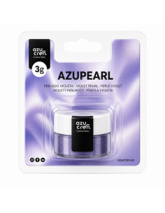 Colorante en Polvo Violeta Perlado Azupearl