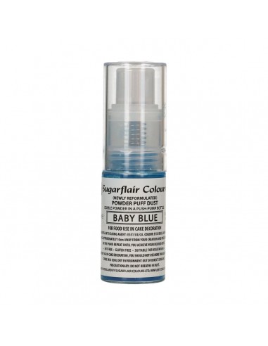 Spray pulverizador polvo azul bebé