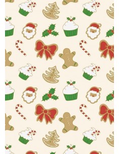 Papel de azúcar Navidad